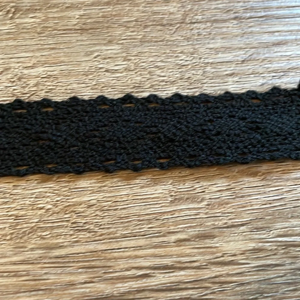 Charming Charlie Black Lace Choker Necklace - Picture 5 of 7